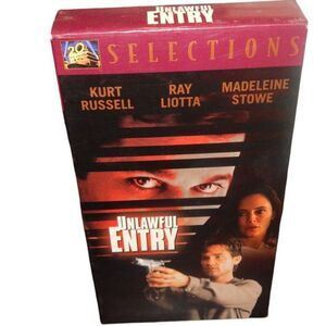 Unlawful Entry 20th Century Fox 1992 vintage VHS movie in original case